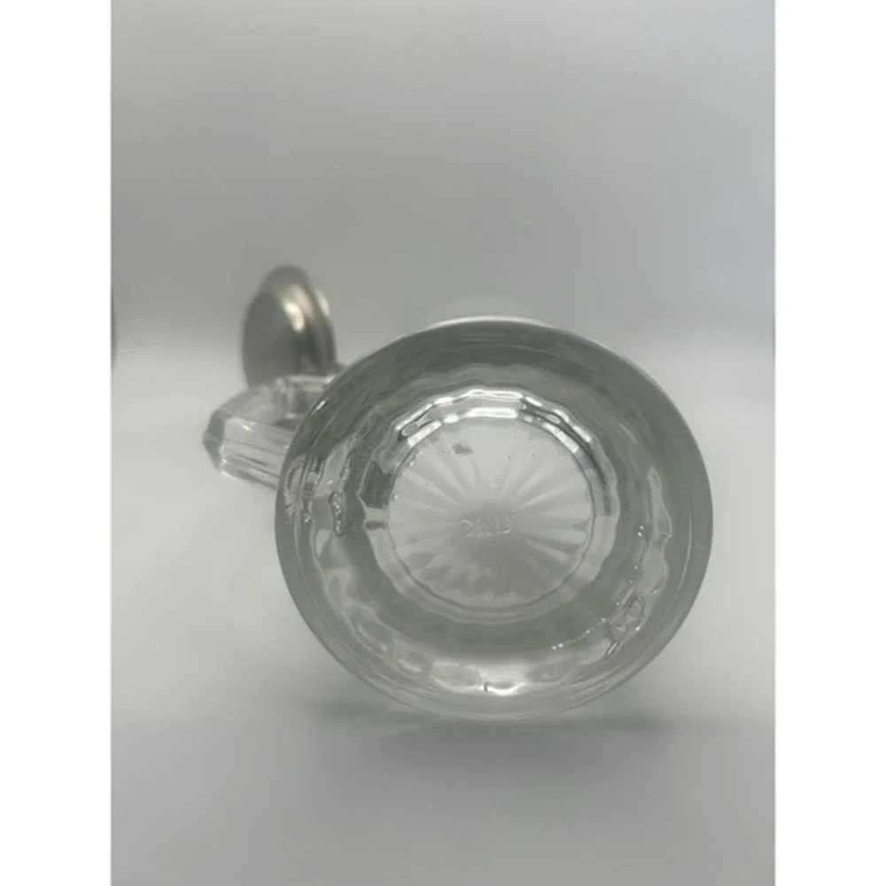 Vintage Old Spice Pewter Lidded Beer Stein‎ Columbia 1964 Glass Mug 95% Zinn